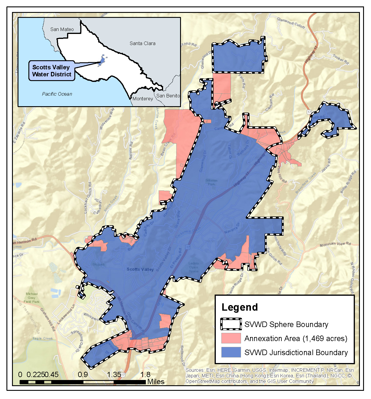 Scotts Valley Water District Public Hearing Notice District to